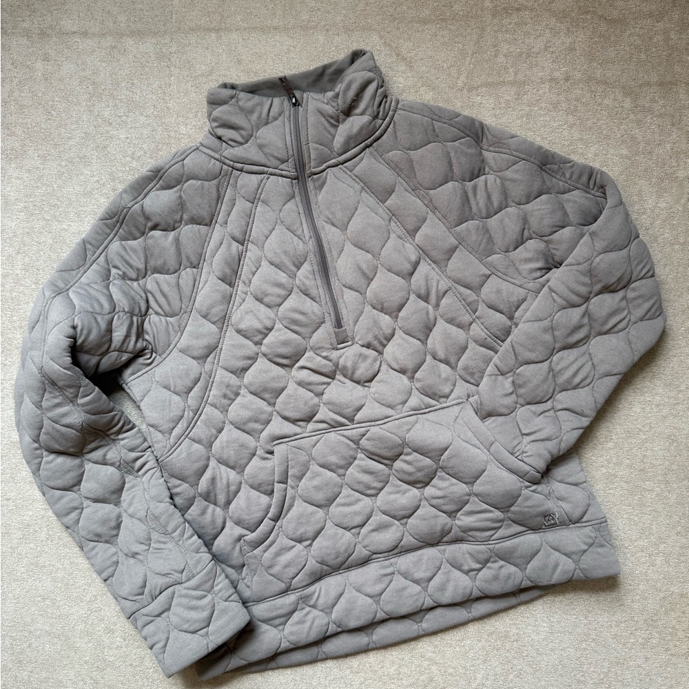Quilted Half Zip Pullover | Cozy Lightweight Jacket